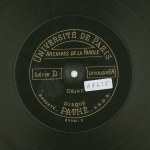 Enregistrement sonore : chant de Noël, 1913