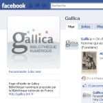 La page Facebook de Gallica