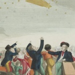 Apparition de la fameuse comète (de 1811) vue du Quai de la Vallée 