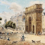 Civeton Christophe,Boulevard et Porte Saint-Martin, 1829  