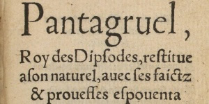Pantagruel, édition de 1542