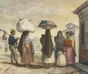 Femmes Cabocles, blanchisseuses à Rio de Janerio, par Jean-Baptiste Debret, 1834-1839<br>============================