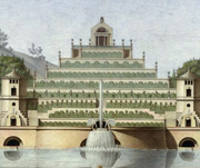 L’Île d’Amour, Architecture civile, dessin de Jean Jacques Lequeu, 1777-1814<br>============================