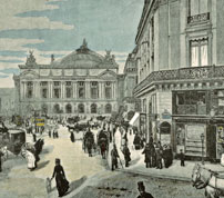 La place de l'Opéra, par Jean-François Raffaëlli<br>============================