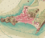 Plan de la ville de Macao aux Portugais dans la province de Canton en Chine, Louis François Grégoire Lafitte de Brassier (1745-17..?), cartographe, 1781