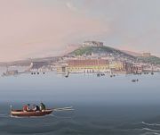 Vue générale de Naples depuis la mer, vers 1800-1880<br>============================