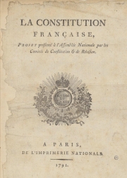 Projet de Constitution française de 1791<br>============================