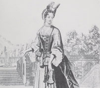 La duchesse de Saint-Simon, gravure éditée par Bonnart<br>============================