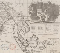 Carte des Indes orientales, 1741<br>============================