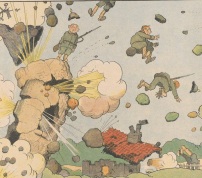 Oh! qu'est-ce qu'ils se prennent les Boches !, Flambeau, chien de guerre, 1916<br>============================